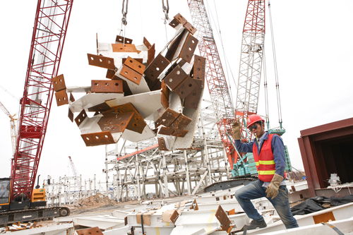 圖片新聞 焦作電廠環(huán)保遷建工程建設正酣 定稿